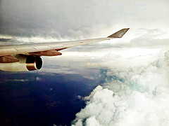 Airplane Flight Wing flying to Travel on Vacation